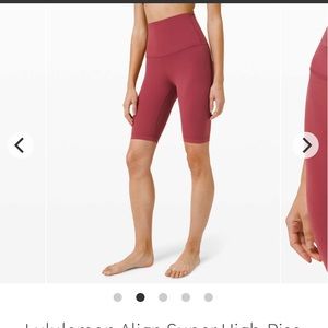 Align super high rise shorts 10”